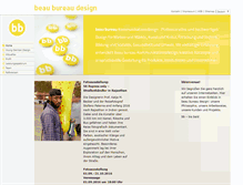 Tablet Screenshot of beau-bureau.de